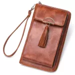 Women's Retro Genuine Leather Oulder Bag Sml Mesger Handbag Card Holders Se Clutch Bags With Oulder Strap