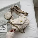 2pcs Sets Women Handbag Pu Leather Oulder Mesger Bags Hi Quity Mini Fe Clutch Bag Ladies Hand Bag Se Bolsa