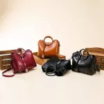 New Soft L Wax Pu Leather Handbag Women's Mesger Bag Ca Tote Brand Hi Capacity Lady Oulder Crossbody Bags SAC