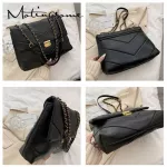 Women Oulder Bag With Chains Hi Quity Pu Leather Oer Bag Luxury Designer Handbag For Elnt Fe New