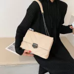 Pu Leather Chain Crossbody Bags For Women Solid Cr Handbags And Ses Fe Luxury Trending Cross Body Bag