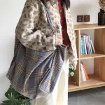 Le Won Blend Tartan Pattern Eco Ng Tote Oulder Bag Open No Ing By1112