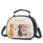 FZMBAI NEW WOMENS Mini Cat Pattern Bags Sweet Lady Crossbody Bags