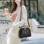 Lucdo Luxury Stone Pattern Women's Handbag Designer Oulder Mesger Bag Ladies Pu Leather Ell Bag Bolsos Mujer Sac