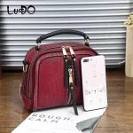 Lucdo Luxury Stone Pattern Women's Handbag Designer Oulder Mesger Bag Ladies Pu Leather Ell Bag Bolsos Mujer Sac