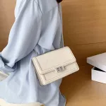 European Fe Square Bag New Hi Quity Pu Leather Women's Designer Handbag Loc Chain Oulder Mesger Bags