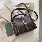 Retro Ladies Bag Winter New Oulder Bag Ca Handbag Zier Handbag Luxury Designer Handbag Mesger Bag