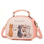 Fzmbai New Womens Mini Cat Pattern Bags Sweet Lady Crossbody Bags