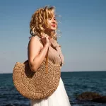 Ca Rattan Women Oulder Bags Circle Straw Handbags Beach Bag Women's Bag Big Capacity Handmade Mmer Totes Bag