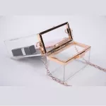 Women Clear Crossbody Se Bag Transparent Box Clutch With Detachable Chain Strap Lady Fe Prom Concert Party Ng Tote