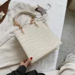 Pattern Large Crocodile Tote Bag New Hi Quity Pu Leather Women's Designer Handbag Hi Capacity Chain Oulder Bags