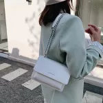 Women's Oulder Bag with Stone Grain New Mer Chain Mesger Women's Bag