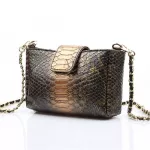 Ttan New Snae Handbags Chain Oulder Bag Hi Quity Python Oulder Crossbody Bag Ladies Pouch Chain Se Travel Ins