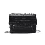 Women's Oulder Bag with Stone Grain New Mer Chain Mesger Women's Bag