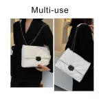 New Women's Bags and Ses Hi Quity Pu Leather Bags Luxury Design Lattice Hand Bags Fe Crossbody Bags SAC