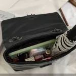 New Women's Bags and Ses Hi Quity Pu Leather Bags Luxury Design Lattice Hand Bags Fe Crossbody Bags SAC