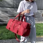 Women Weend Travel Bag Wet Dry Separation Large Capacity Bags Leire Nylon Tote Waterproof Sport Lugge Handbags