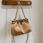 Elnt FE Tote Bag New Hi Quity Pu Leather Women's Designer Handbag Vintage Oulder Mesger Bag