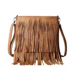 Women Bags Tassel Bag Soft Fiber Leather Bag Single Oulder Se Women Crossbody Bag Luxury Handbag And Day Clutches
