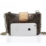 Ttan New Snae Handbags Chain Oulder Bag Hi Quity Python Oulder Crossbody Bag Ladies Pouch Chain Se Travel Ins