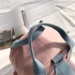 Cute girl gudetama anime small backpack student funny candy color casual waterproof shoulder bag travel purse daypack