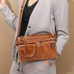 Luxury Handbags Women Bags Designer Ladies Elnt Vintage Oulder Bag Soft Leather CA SML Crossbody Bags for Women