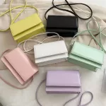 Converss Ladies Handbag Designer Famous Brand PU Leather Ladies Oulder Bag Ladies Diagon Bag Mroon Mini Bag