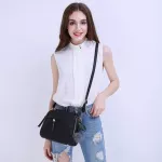 Star New Multi-Function Women Leather Handbag Ca Women Mesger Bag Luxury Women Oulder Bag Fe Tote LS351