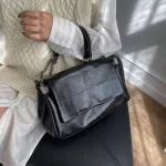 Brand Chain Women Mesger Bag Solid Cr Large Capacity Oulder Crossbody Bag Ca Women's Handbags Big Tote Ses