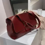 Vintage Large Tote Bag New Quity Pu Leather Women's Designer Handbag Large Capacity Bag Portable Oulder Bags