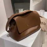 Vintage Large Tote Bag New Quity Pu Leather Women's Designer Handbag Large Capacity Bag Portable Oulder Bags