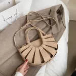 Hollow Out Pu Leather Designer Luxury Womens Totes Famous Brand Fe Sml Crossbody Oulder Bag Handbags And Ses