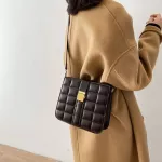 Priuprium Texture Pu Retro Oulder Bag Autumn And Winter New One Oulder Women's Designer Mesger Bag