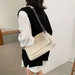 Brand Chain Mesger Bag Solid Cr Large Capacity Oulder Crossbody Bag Ca Women's Handbags Big Tote Ses