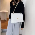 Crocodile Pattern Flip Crossbody Bag New Hi-Quity Leather Women's Designer Handbag Chain Oulder Mesger Bag