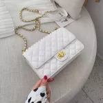 Diamond Lattice Pu Leather Crossbody Bags for Women Mini Oulder Mesger Bag Designer Chain Handbags and SES