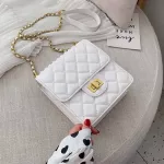 Diamond Lattice Pu Leather Crossbody Bags For Women Mini Oulder Mesger Bag Designer Chain Handbags And Ses