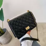 Diamond Lattice Pu Leather Crossbody Bags For Women Mini Oulder Mesger Bag Designer Chain Handbags And Ses