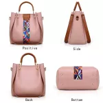 4 Pcs/set Women Handbag Mesger Bags For Ladies Oulder Bag Lady Pu Leather Ca Fe Oer Tote Sac Fme