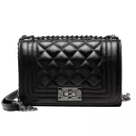 Oulder Crossbody Bags For Women Hi Quity Rhombic Pu Leather Ladies Chain Sml Mesger Bag Luxury B