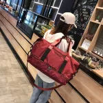 Outdoor Waterproord Training Oulder Sport Bag Yoga Fitness Bag for Women Fitness Travel Duffel Clothes Gym Bags 201