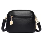 Famous Women Designer Handbag Mini Flap Oulder Bag Solid Cr Mesger Bag Fe Sml Leather Crossbody Bag Bolsa Finina
