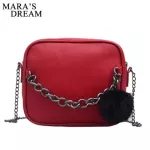 Mara's DR SML Chain Bag Women Leather Handbag Women Mesger Bags PU OULDER CROSSBIDY BLOTY BOLSA