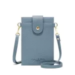Women Handbag Ses Solid Cr Leather Oulder Strap Bag Mobile Phone Bag Card Holders Wlet Ses Crossbody Bag For Girls