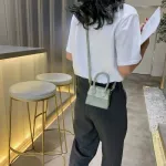 New Mini Pu Leather Crossbody Bags For Women Sml Square Bag Oulder Mesger Bag Lady Ses And Handbags Bolsa Finina