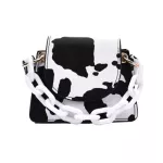 Design Cow Print Women Handbags Vintage Pu Leather Girls Mini Crossbody Oulder Mesger Bags Women Print Bag