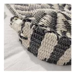 พร้อมส่ง กระเป๋าถือ/สะพายข้าง กระเป๋าสานแฟชั้นทูโทน ทรงกลม ใส่ได้ทุกสไตล์ แบบใหม่