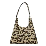 New-Luxury Pard Pattern Handbags Totes Fe Bag Large Capacity Oulder Underarm Bag Ladies -Handle Bags