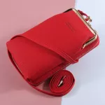 Solid Cr Large Capacity Phone Bag Pu Leather Oulder Bag Brand Ladies Crossbody Bags For Women Lady Mesger Bag