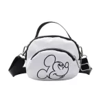 New Ca Mesger Bag Fe Student Cartoon Minnie Micey Canvas Bag Oulder Bag L-Match Japanse SML Square Bag